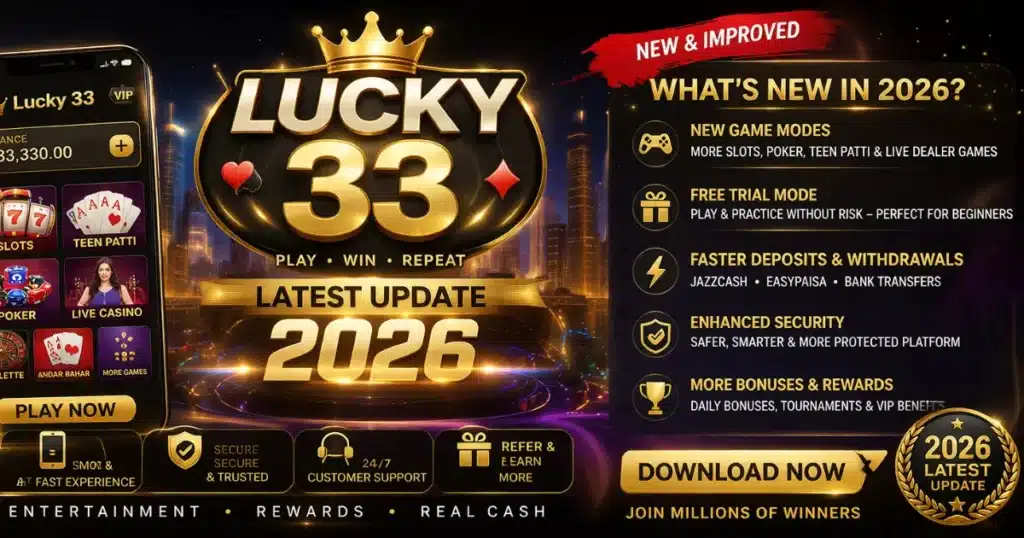 Lucky33 Latest Update 2026