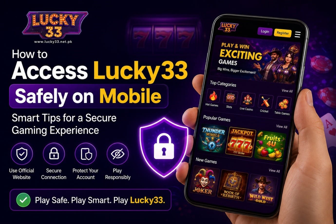 How to Access Lucky33 Safely on Mobile