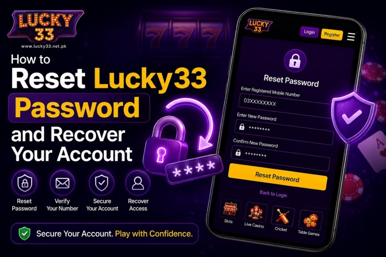 How to Reset Lucky33 Password and Recover Your Account