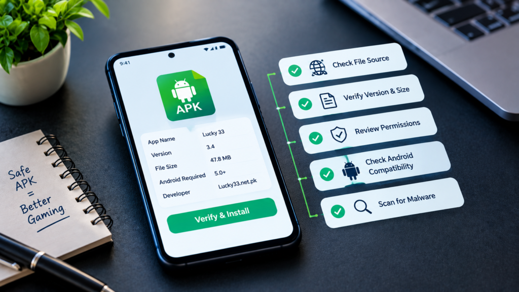 APK file verification checklist
